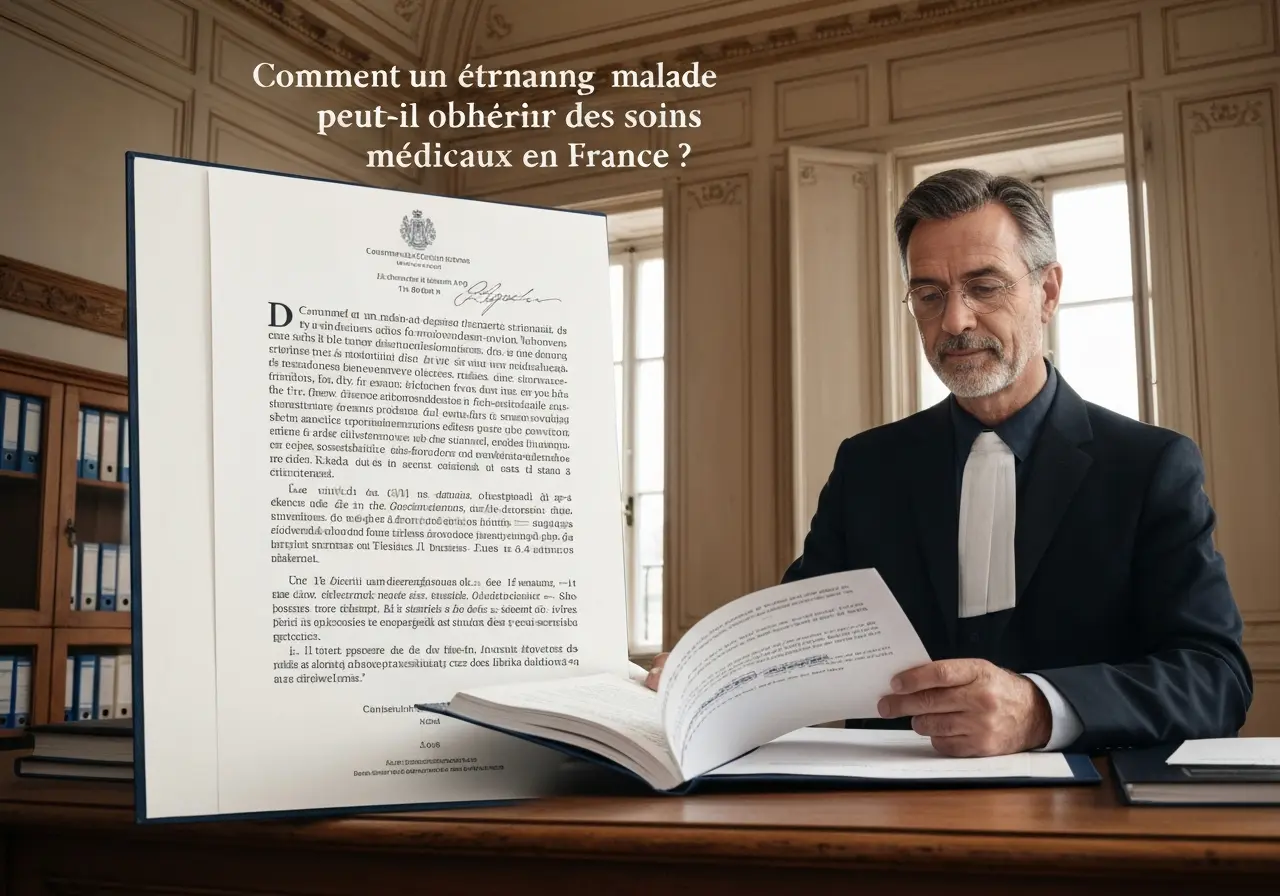 Comment un étranger malade peut-il obtenir un titre de séjour