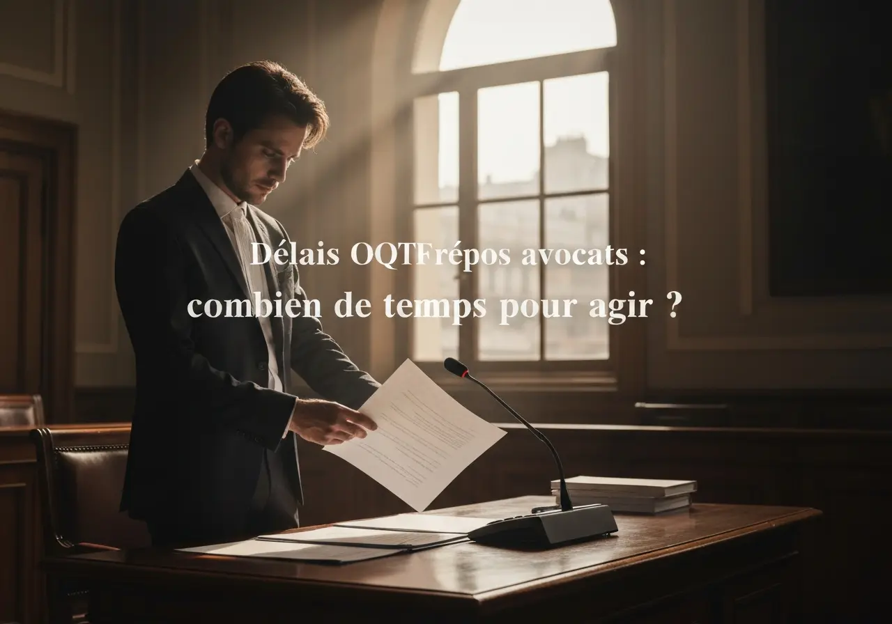 Délais OQTF réponse avocats : combien de temps pour agir ?